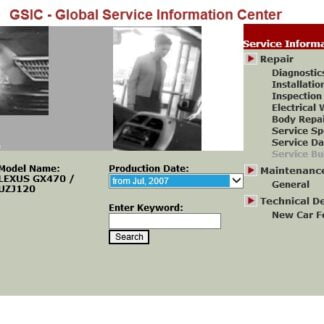 Lexus GX470 (UZJ120) Service Repair Manual & EWD (2002-2009) PDF Download
