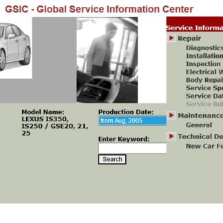 Lexus LS250 , LS350 (GSE20, GSE21, GSE25) Service Repair Manual & EWD (2005 – 2013) PDF Download