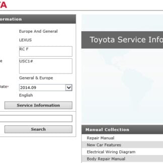 Lexus RC F Service Repair Manual & EWD (2014 and later) PDF Download