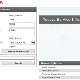 Lexus RX350 (GGL2) Service Repair Manual & EWD (2015-20xx) PDF Download